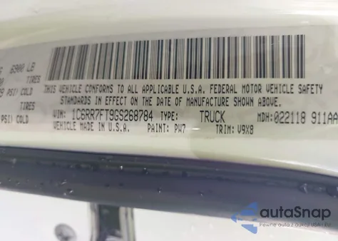 2016 Ram 1500 Express из США, поврежденный, VIN 1C6RR7FT9GS268784